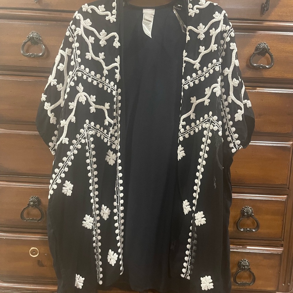 Chicos Lined Vest - size L/XL
